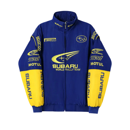 Subaru Rally Vintage Racing Jacket- Blue